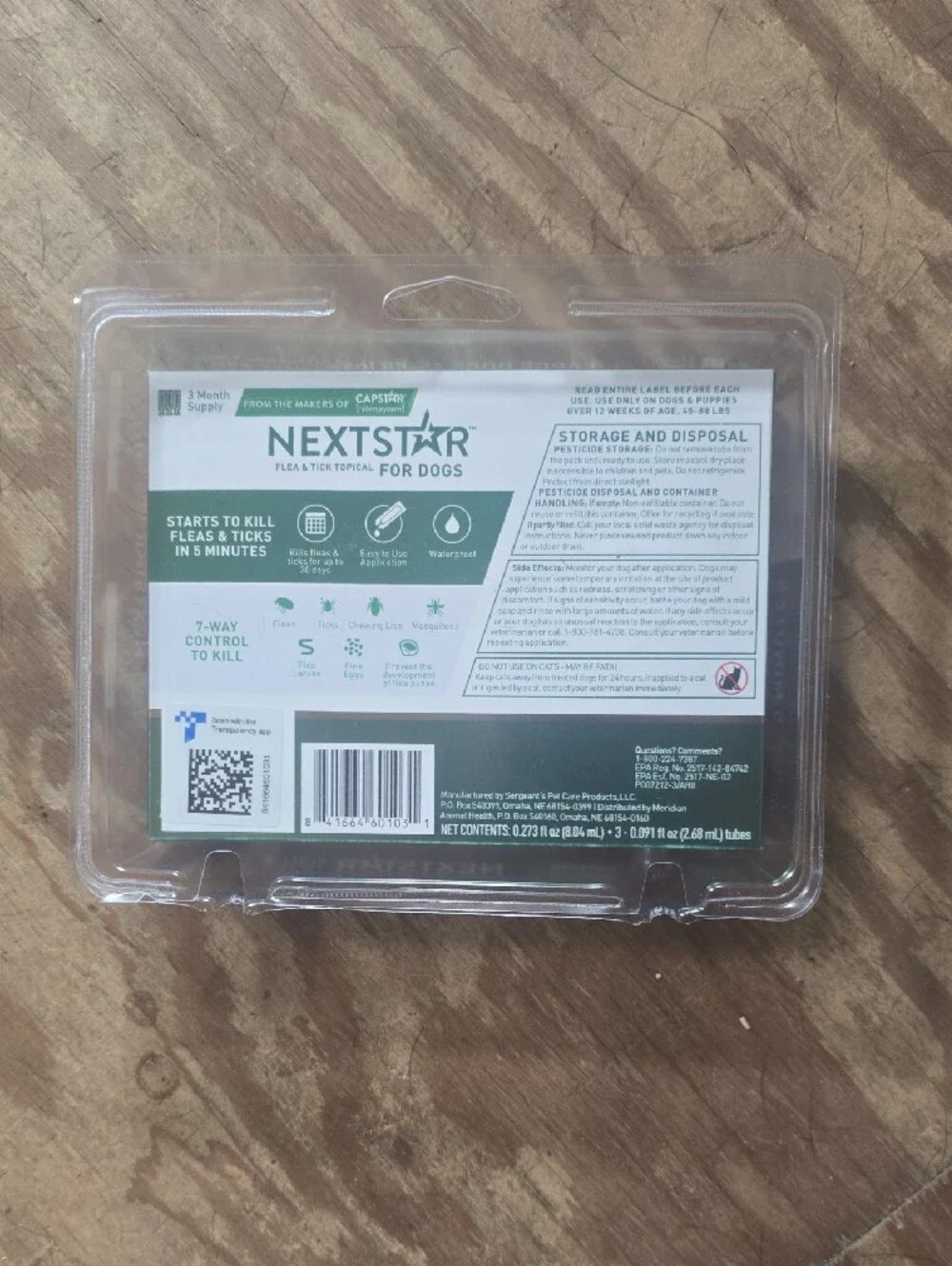 NextStar Flea & Tick Topical for Dogs — Large Dogs, Green
